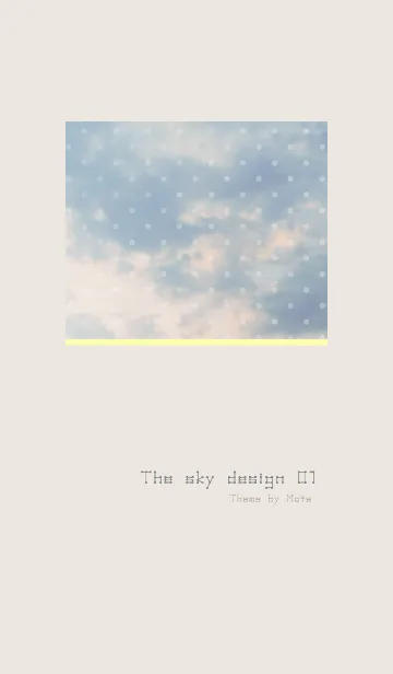 [LINE着せ替え] The sky design 01の画像1