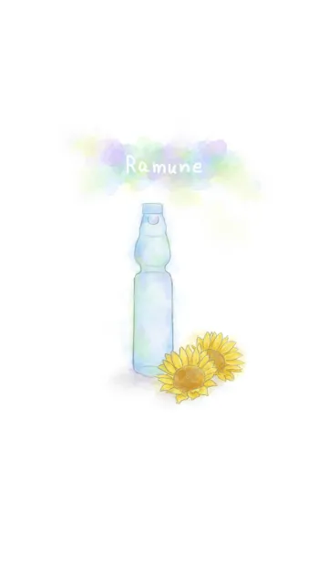 [LINE着せ替え] ラムネ ～水彩～の画像1