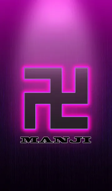 [LINE着せ替え] 卍MANJI PINK LIGHT卍の画像1