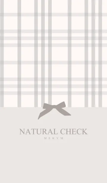 [LINE着せ替え] -NATURAL CHECK-の画像1