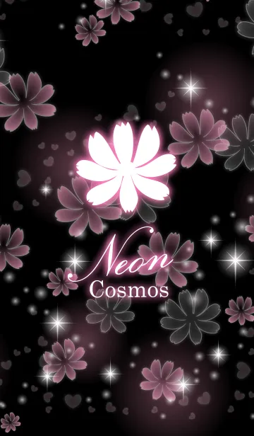 [LINE着せ替え] Neon-22-Cosmos コスモスのネオン着せかえの画像1