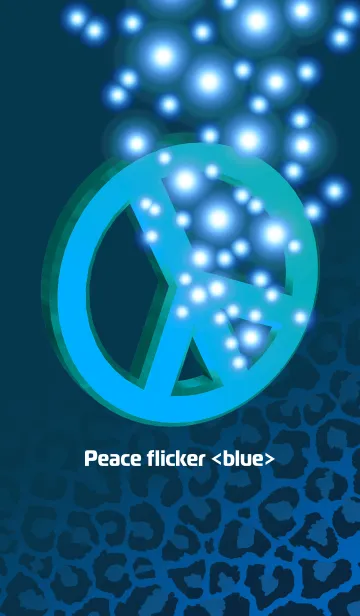Peace flicker <blue>の着せ替えメイン画像