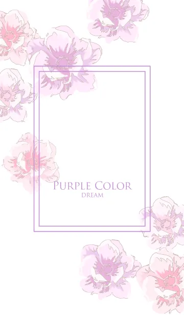 PURPLE Color dreamの着せ替えメイン画像