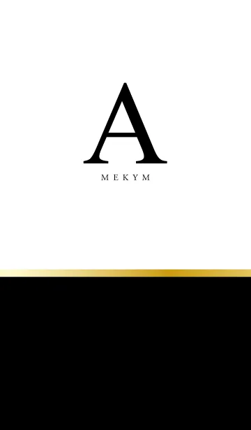 [LINE着せ替え] INITIAL -A-の画像1