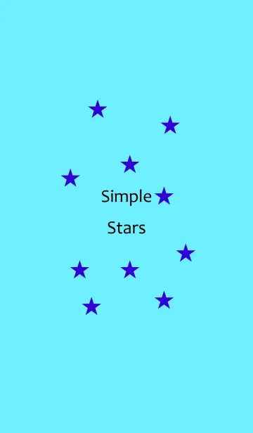 [LINE着せ替え] Blue Stars-の画像1