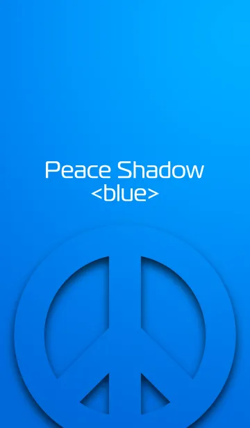 [LINE着せ替え] Peace Shadow <blue>の画像1