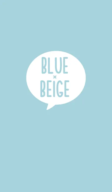 [LINE着せ替え] -BLUE × BEIGE-見やすく使いやすいの画像1