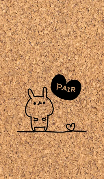 [LINE着せ替え] Pair Cork Board 2 (man)の画像1