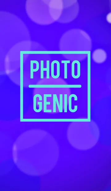 [LINE着せ替え] フォトジェニック スタイルの画像1