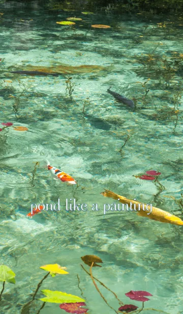[LINE着せ替え] pond like a paintingの画像1