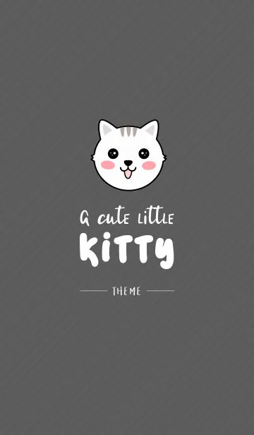 [LINE着せ替え] A cute little kitty themeの画像1