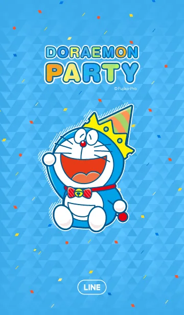 [LINE着せ替え] ドラえもん (Party)の画像1