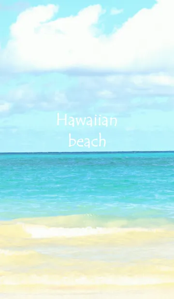 [LINE着せ替え] ハワイのビーチ写真着せ替えの画像1