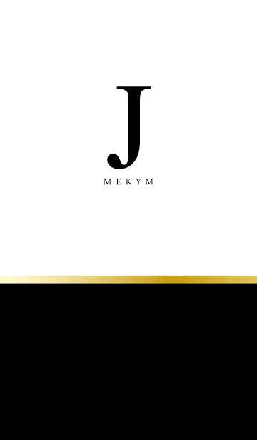 [LINE着せ替え] INITIAL -J-の画像1