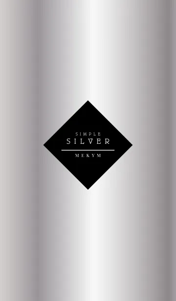 [LINE着せ替え] - SIMPLE SILVER -の画像1