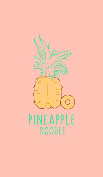 [LINE着せ替え] Pineapple Doodleの画像1