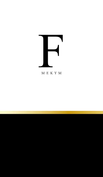 [LINE着せ替え] INITIAL -F-の画像1