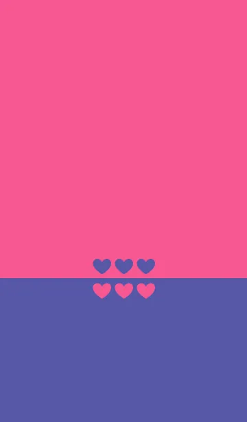 [LINE着せ替え] HEART pink*blueの画像1