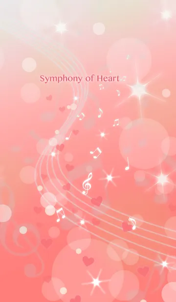 [LINE着せ替え] ハートのシンフォニーの画像1