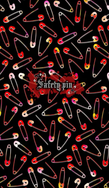 [LINE着せ替え] Safety pin -Demon's color-の画像1