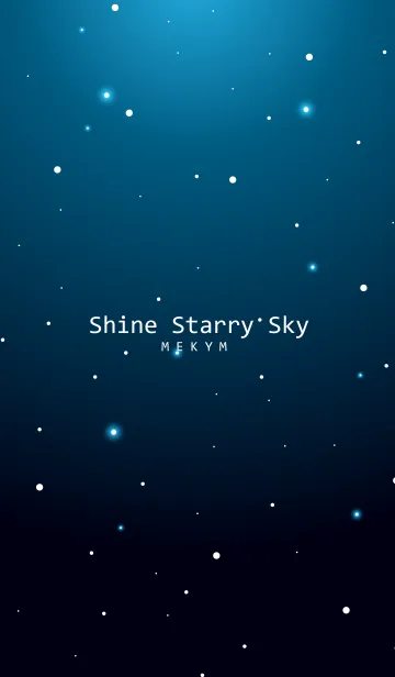 [LINE着せ替え] Shine Starry Sky Ⅱの画像1