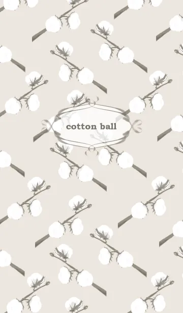 [LINE着せ替え] cotton ballの画像1