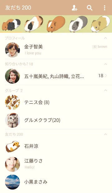 [LINE着せ替え] モルモットパラダイスの画像2