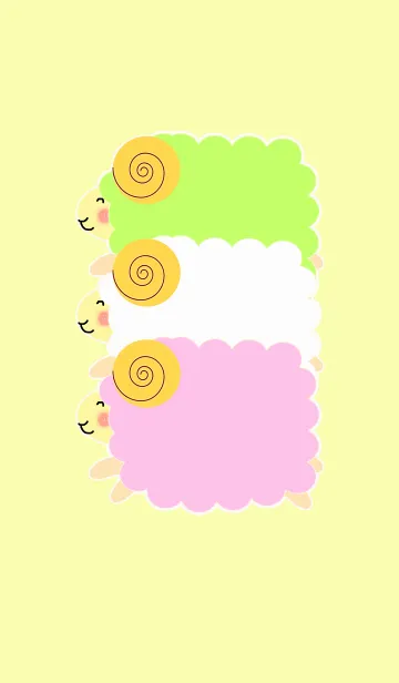 [LINE着せ替え] 恋する羊たちの画像1