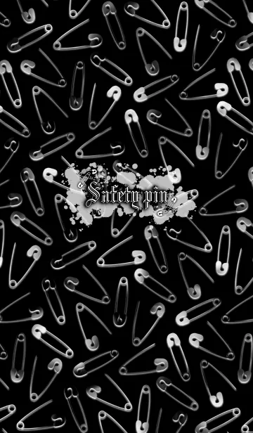 [LINE着せ替え] Safety pin -Devil's color-の画像1