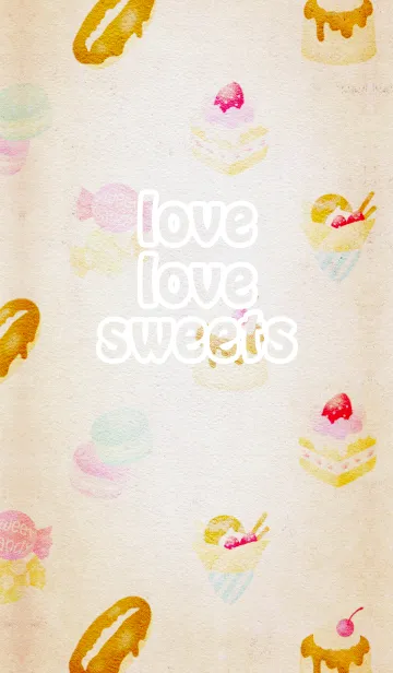 [LINE着せ替え] love love sweetsの画像1