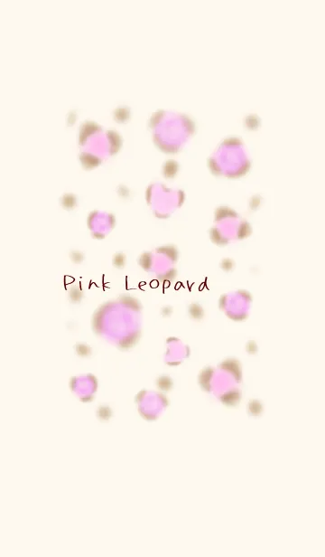 [LINE着せ替え] Pink Leopard yellowの画像1