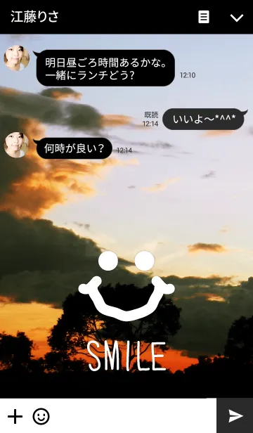 [LINE着せ替え] 世界は美しい スマイル-夕日-の画像3