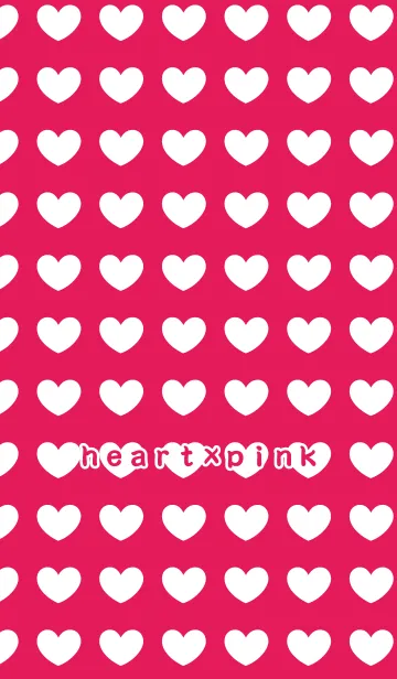 [LINE着せ替え] heart×pinkの画像1