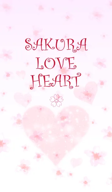 [LINE着せ替え] SAKURA LOVE HEARTの画像1