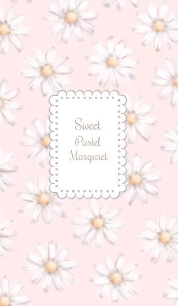 [LINE着せ替え] Sweet pastel Margaret -pink-の画像1