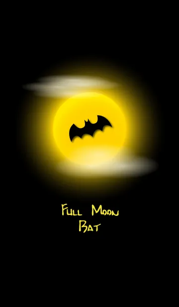 [LINE着せ替え] Full Moon Bat Theme.の画像1