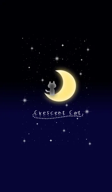 [LINE着せ替え] Crescent Catの画像1