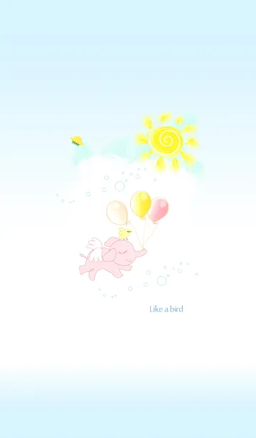 artwork_Like a birdのLINE着せ替え
