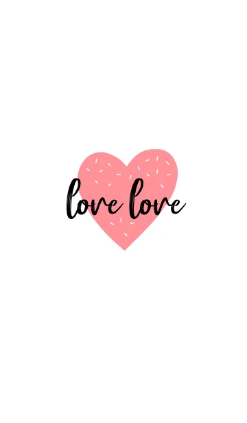 [LINE着せ替え] 'Love Love' calligraphy themeの画像1