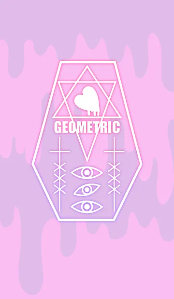 [LINE着せ替え] GEOMETRIC HEARTの画像1
