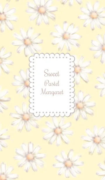 [LINE着せ替え] Sweet pastel Margaret -yellow-の画像1