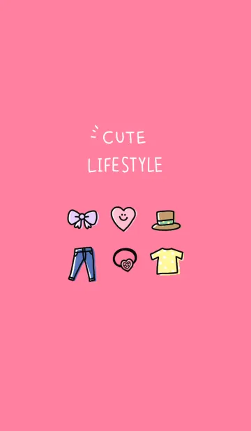 [LINE着せ替え] CUTE LIFESTYLEの画像1