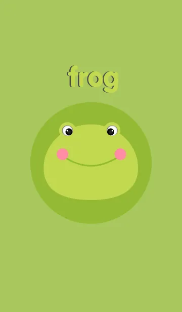 [LINE着せ替え] Simple Cute Frog themeの画像1