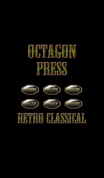 [LINE着せ替え] OCTAGON PRESS RETRO CLASSICALの画像1