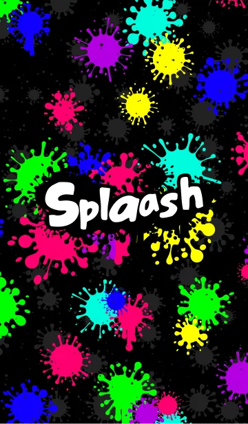 [LINE着せ替え] Splaash（Black）の画像1