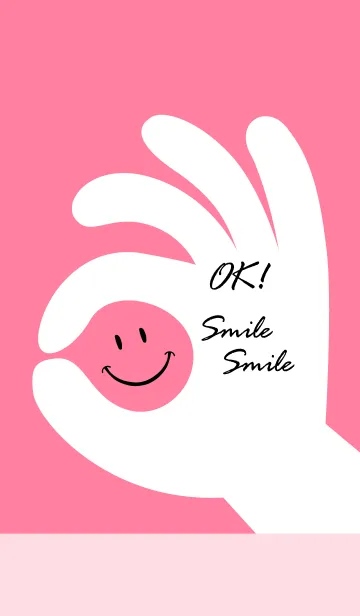 [LINE着せ替え] OK！ Smile Smile.の画像1
