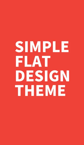 [LINE着せ替え] SIMPLE FLAT DESIGN THEMEの画像1