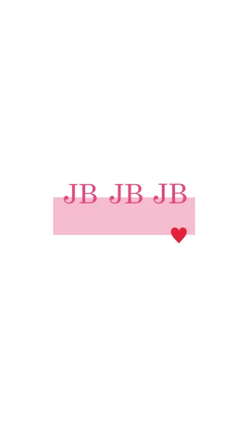 [LINE着せ替え] Simple-JBJBJB-Heartの画像1
