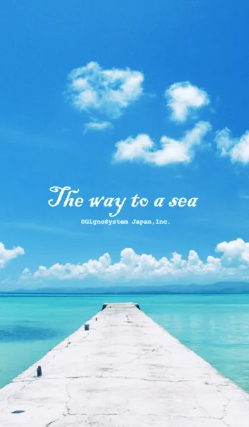 [LINE着せ替え] The way to a seaの画像1