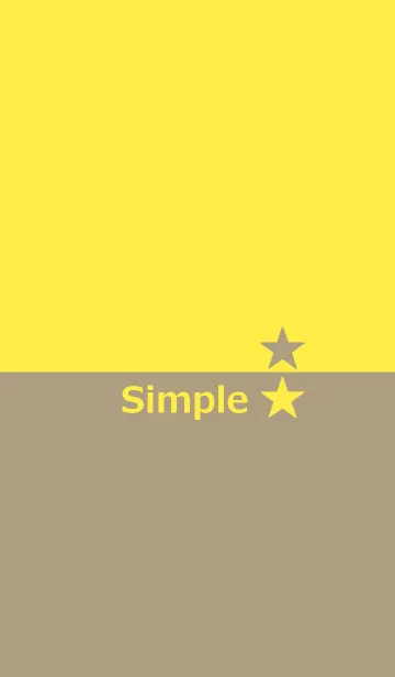 [LINE着せ替え] 黄色と灰色の星の画像1